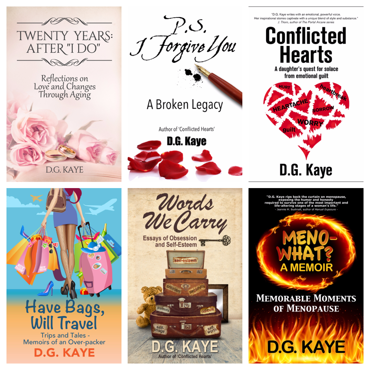 D.G. Kaye Amazon Author Page